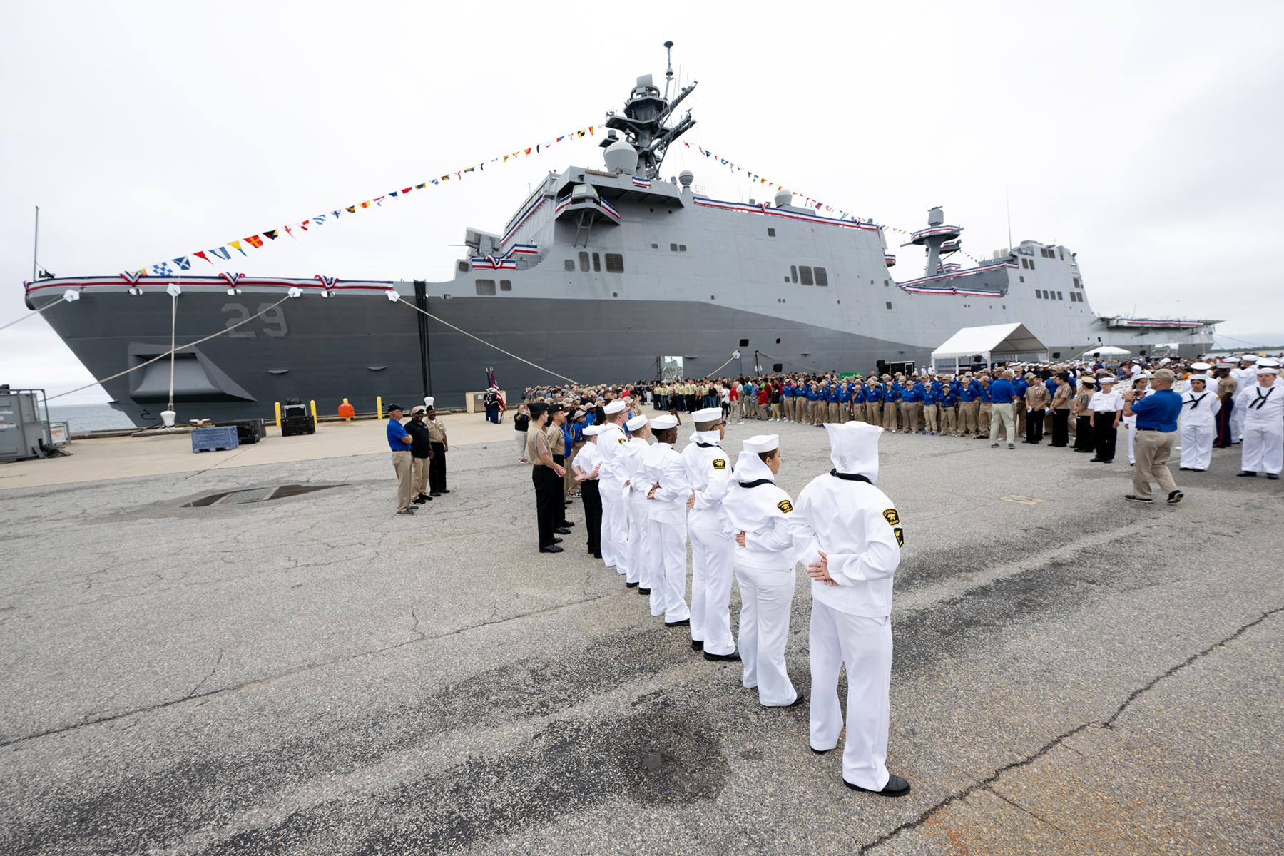 USS Richard M. McCool, Jr., LPD 29 Commissioning