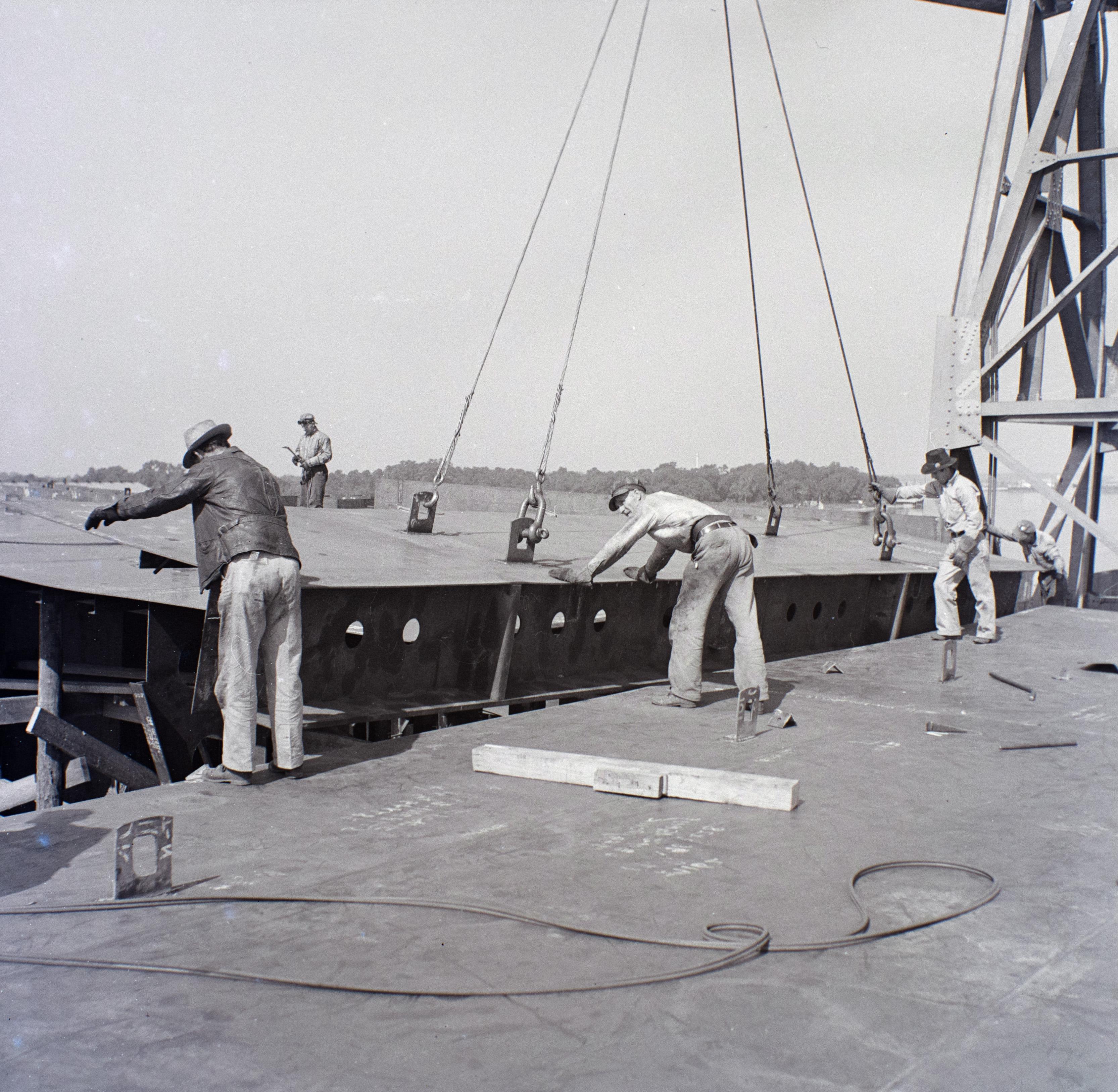 Placing 2nd Deck Assembly 1939