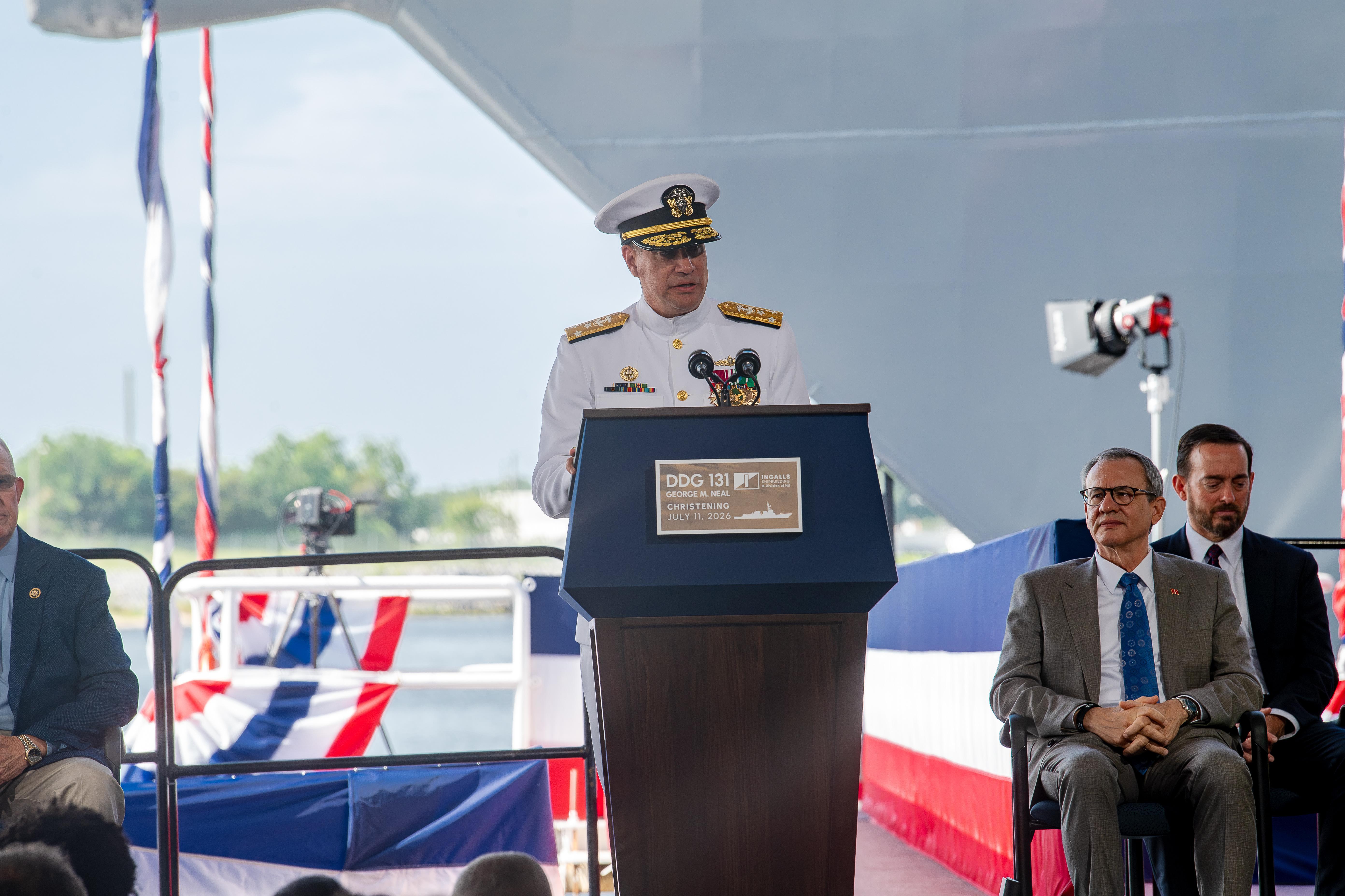 DDG 131 Christening
