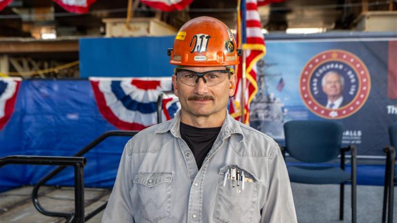 DDG 135 Keel Authentication Keel Welder, Thomas Ward