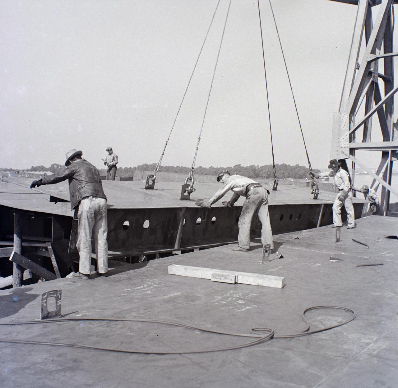 Placing 2nd Deck Assembly 1939