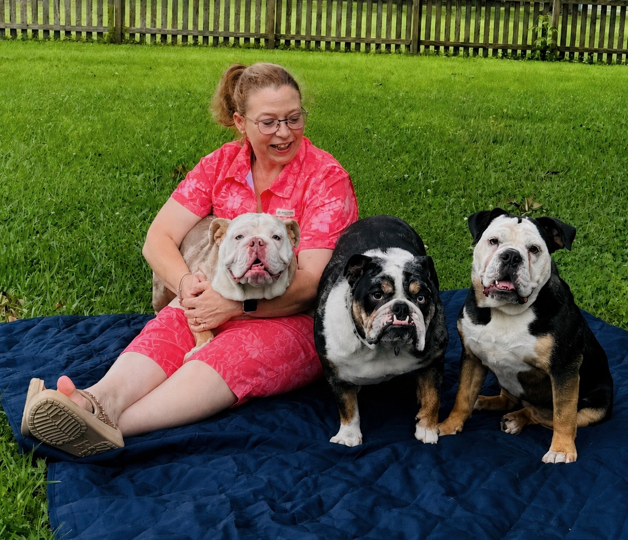 Marla with Sammie, Dean & Cassie