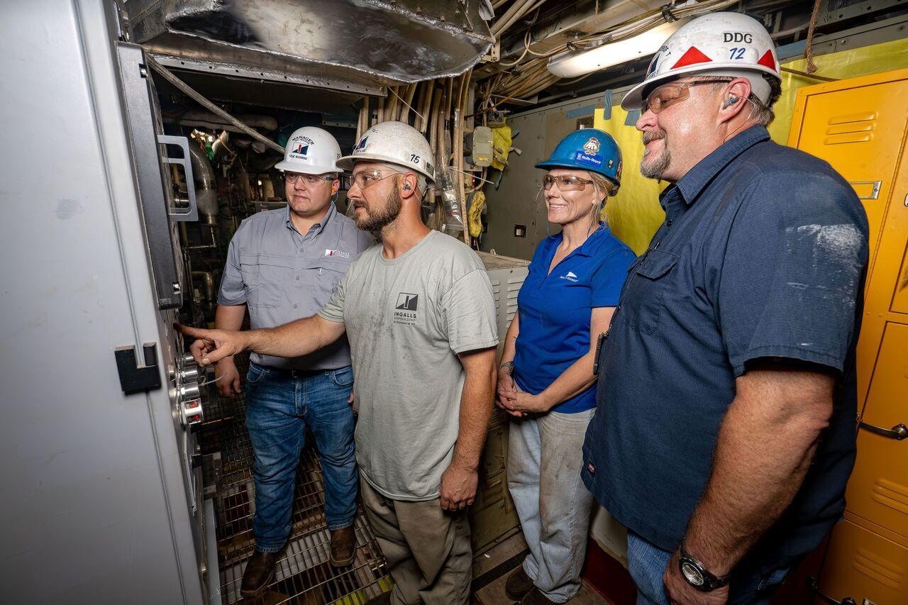  Ship milestone: DDG 129 reaches generator light-off milestone