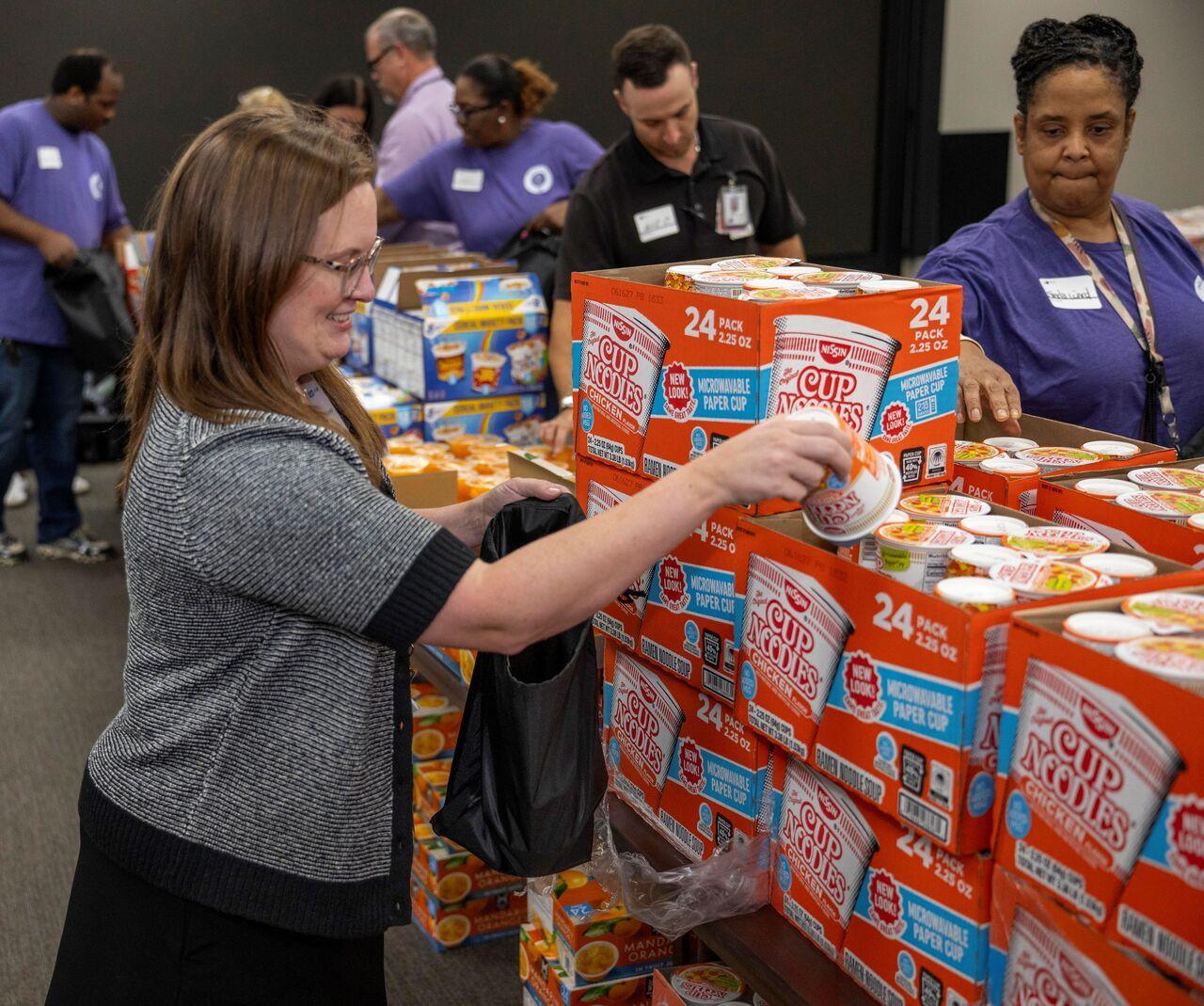 Ingalls Cares: Backpack Buddies Packing Event