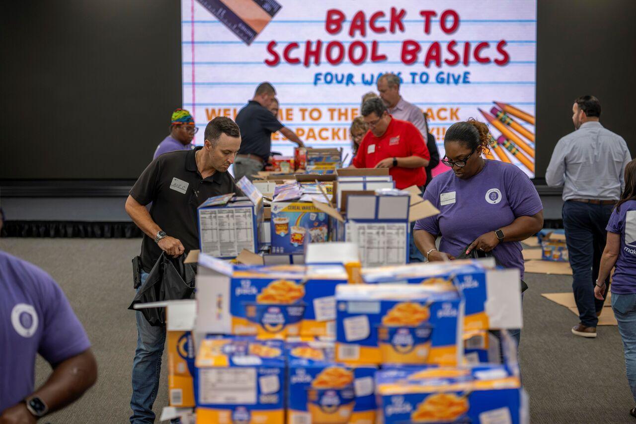 Ingalls Cares: Backpack Buddies Packing Event