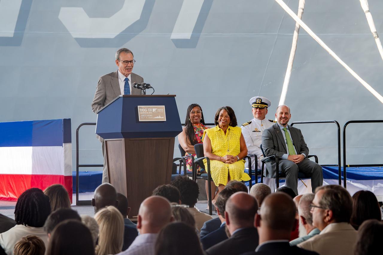 DDG 131  Christening