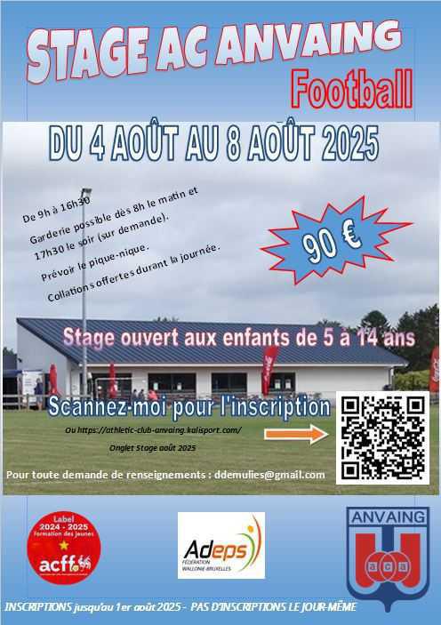 Stage des Jeunes 2025.
