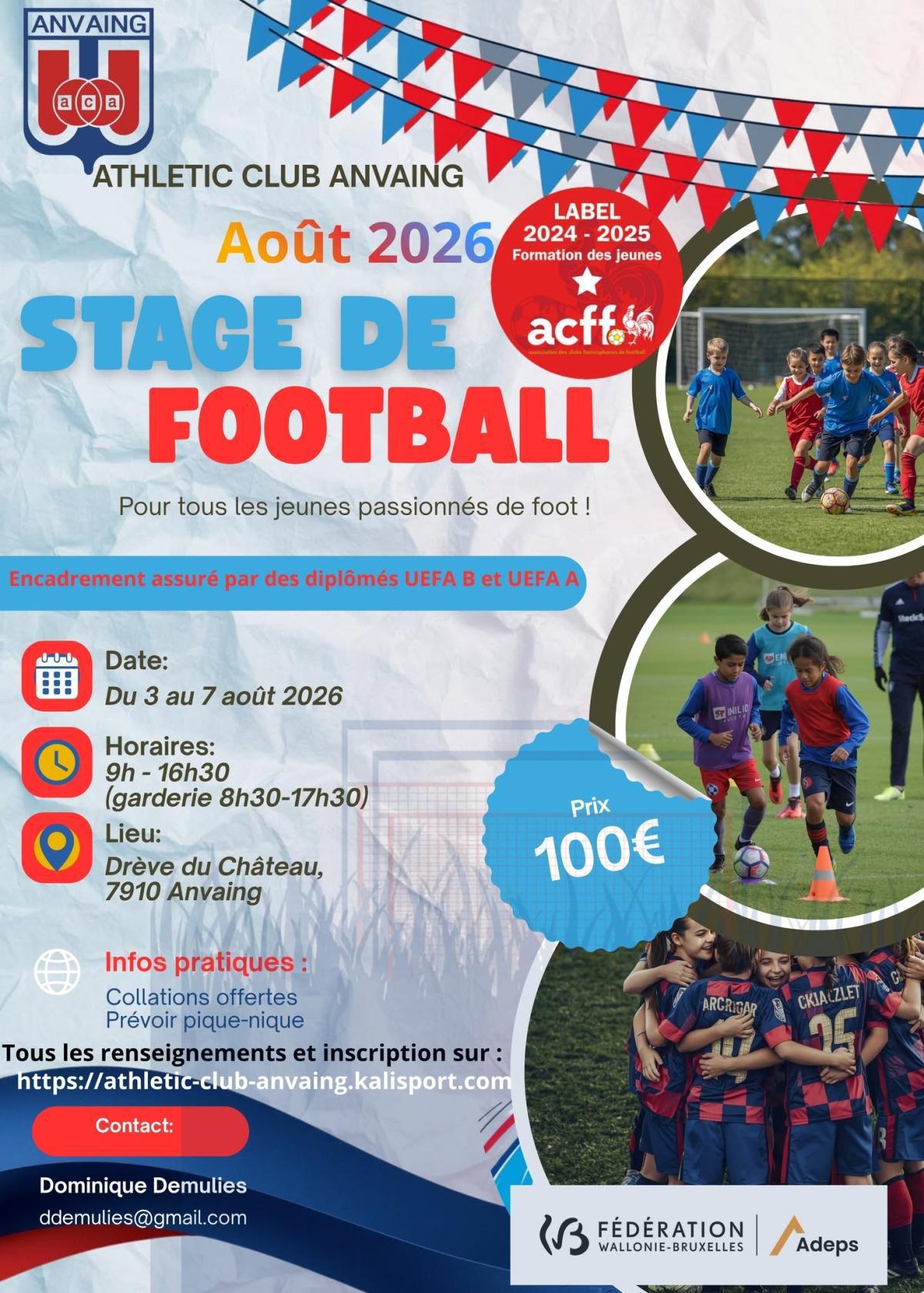 Stage d'aout de l'ACA. 