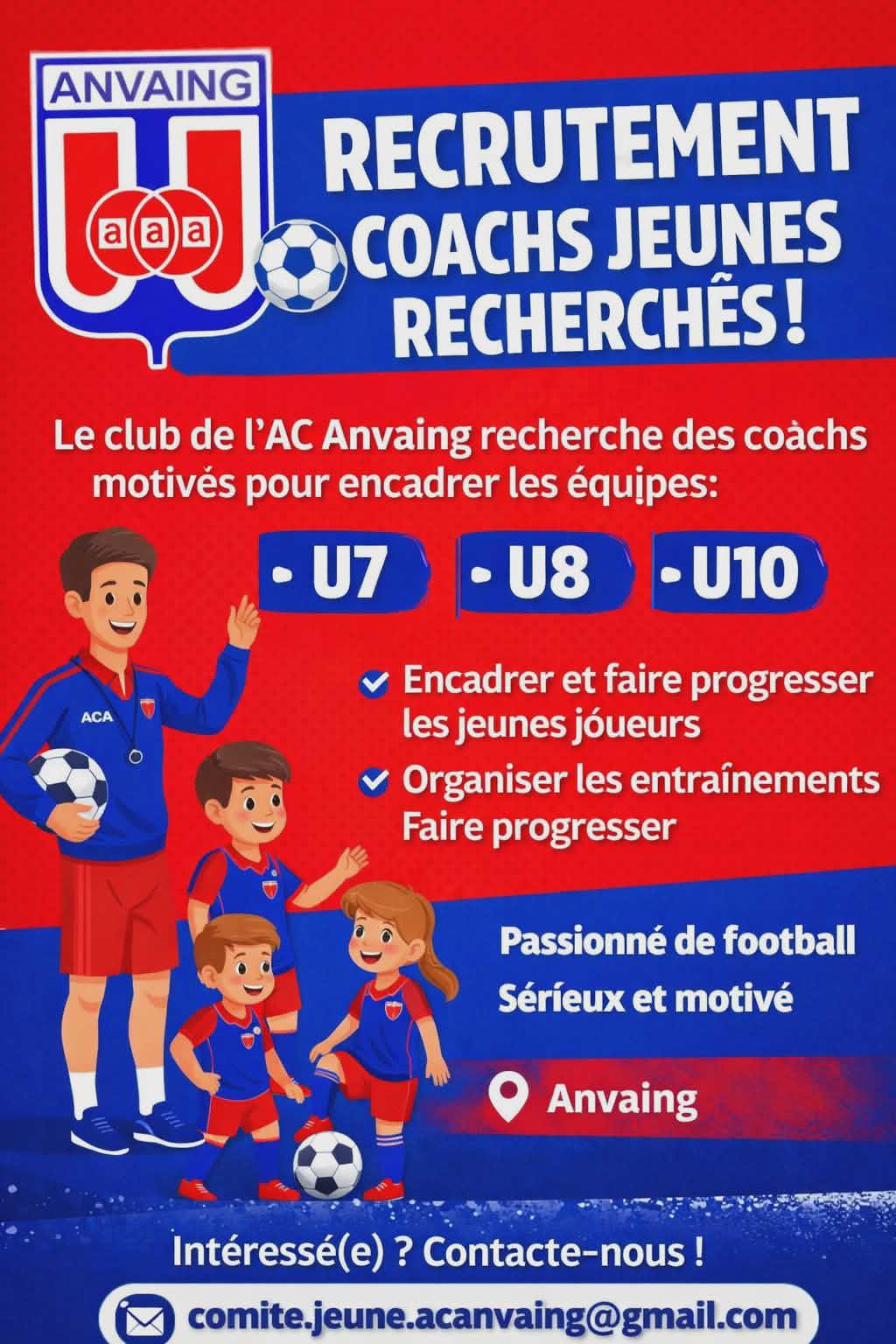 Recrutement coachs Jeunes