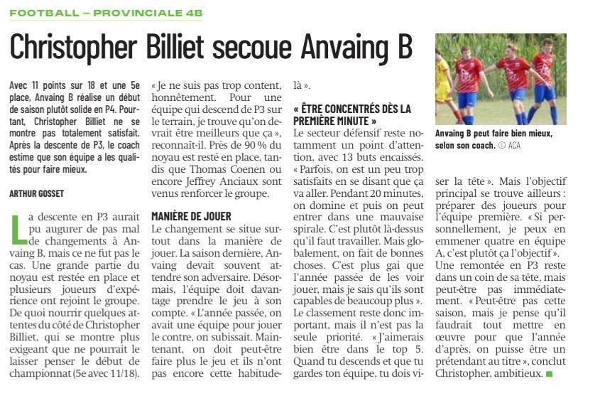 News dans les gazettes P4B.
