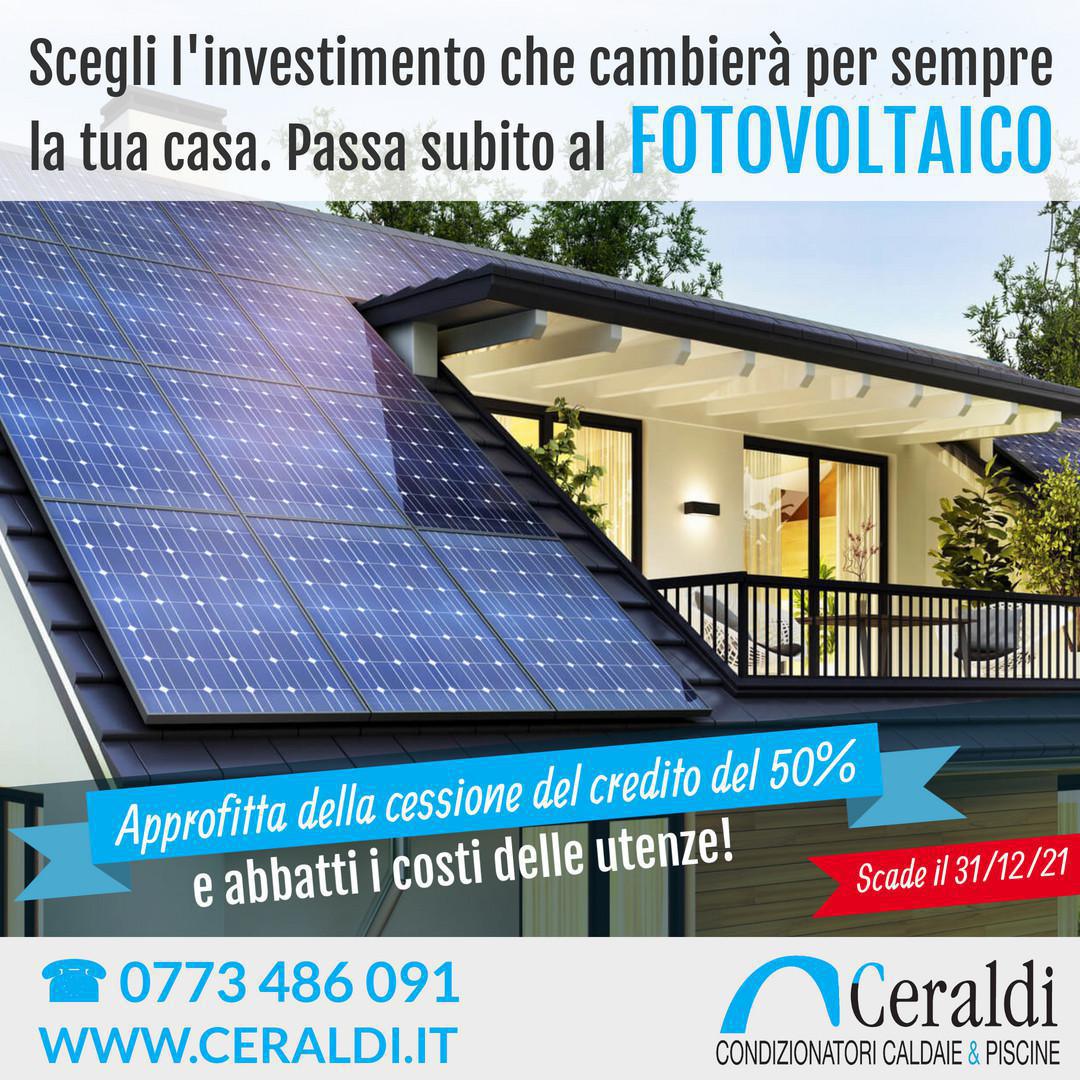 Passa al FOTOVOLTAICO Passa al FOTOVOLTAICO