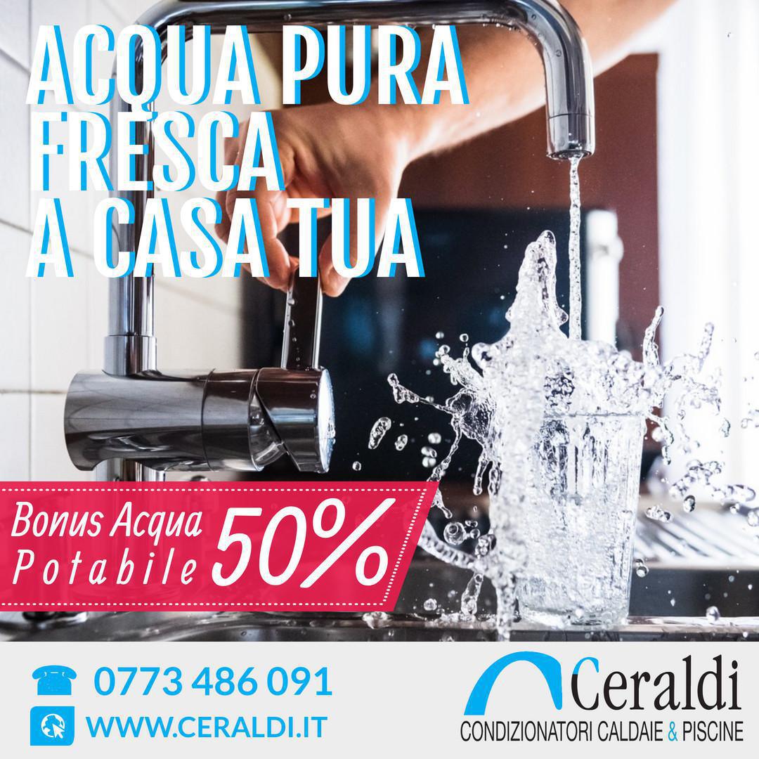 Acqua Pura a Casa tua, approfitta del Bonus! Acqua Pura a Casa tua, approfitta del Bonus!