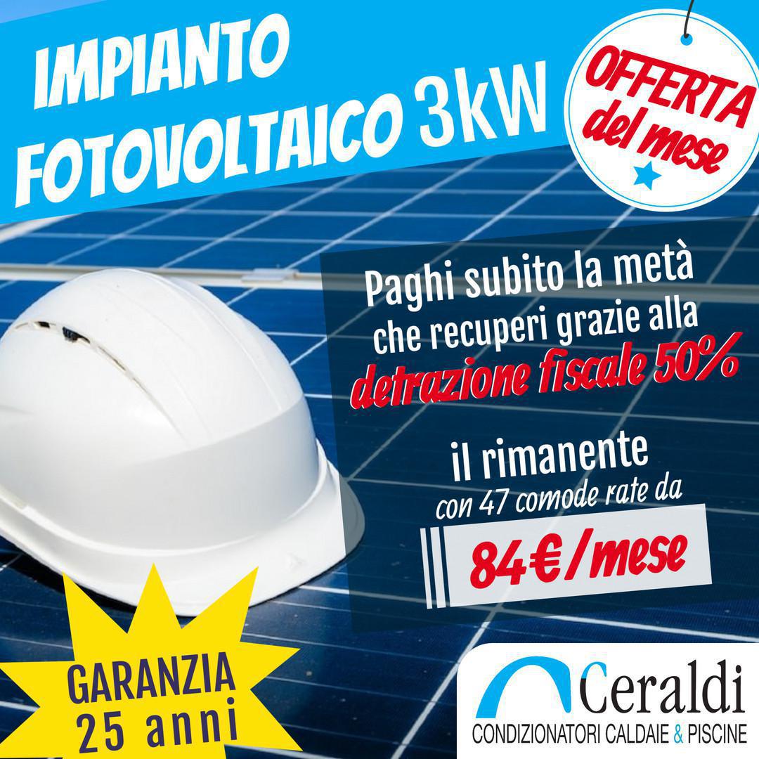 ๐ฅ Offerta del mese - Impianto Fotovoltaico 3kW ๐ฅ Offerta del mese - Impianto Fotovoltaico 3kW