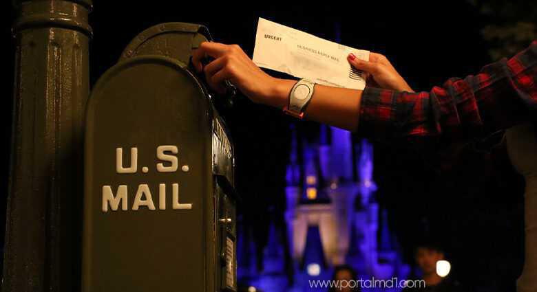 Saiba como enviar uma carta/cartão postal direto da DISNEY
