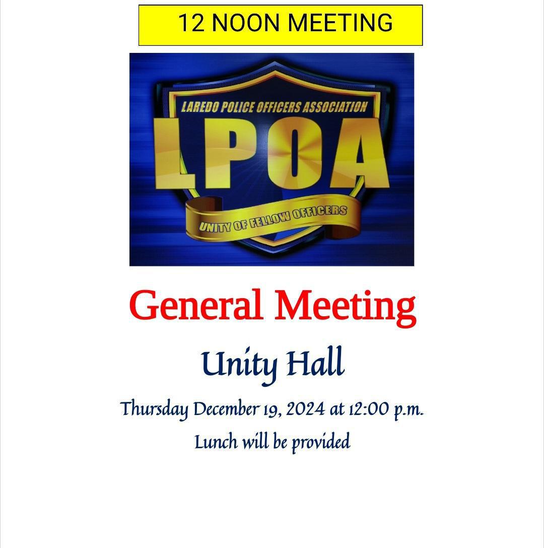 December General Meeting
