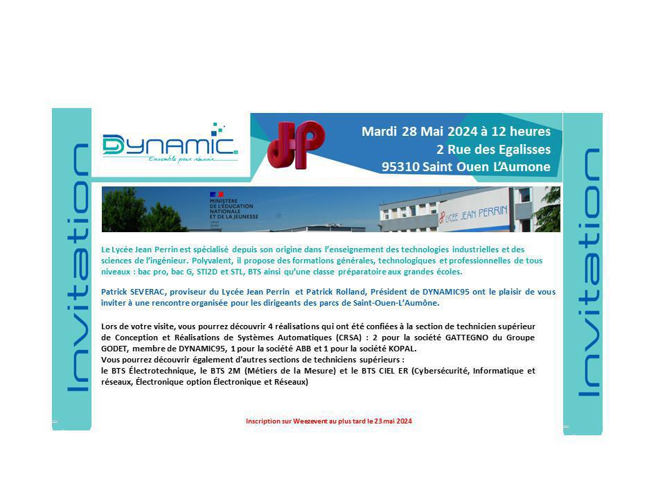 Cocktail au Lycée Jean Perrin le 28 Mai 2024