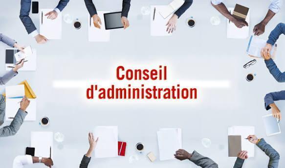 Conseil d'administration du mardi 1 juin 2027