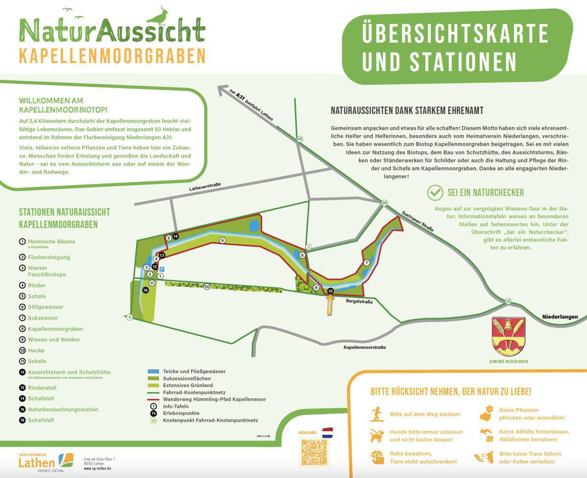 Overzichtskaart en informatiepunten Overzichtskaart en informatiepunten