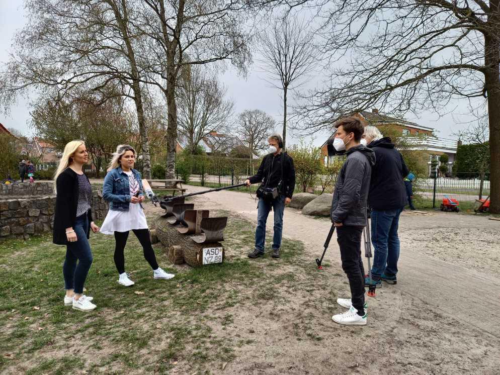 Das ZDF-Fernsehen dreht im Kindergarten Purzelbaum Das ZDF-Fernsehen dreht im Kindergarten Purzelbaum