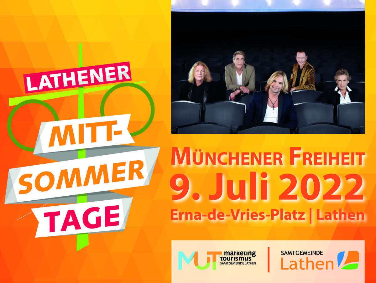 Münchener Freiheit kommt 2022 nach Lathen Münchener Freiheit kommt 2022 nach Lathen
