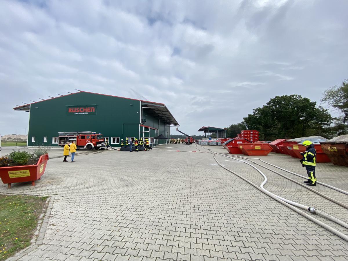 Samtgemeindeübung der Ortsfeuerwehren Lathen und Sustrum