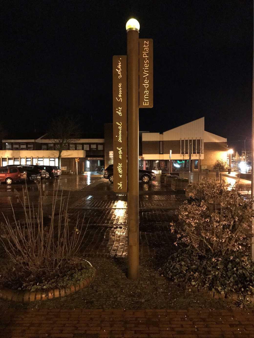 Wir trauern um unsere Ehrenbürgerin Erna de Vries Wir trauern um unsere Ehrenbürgerin Erna de Vries