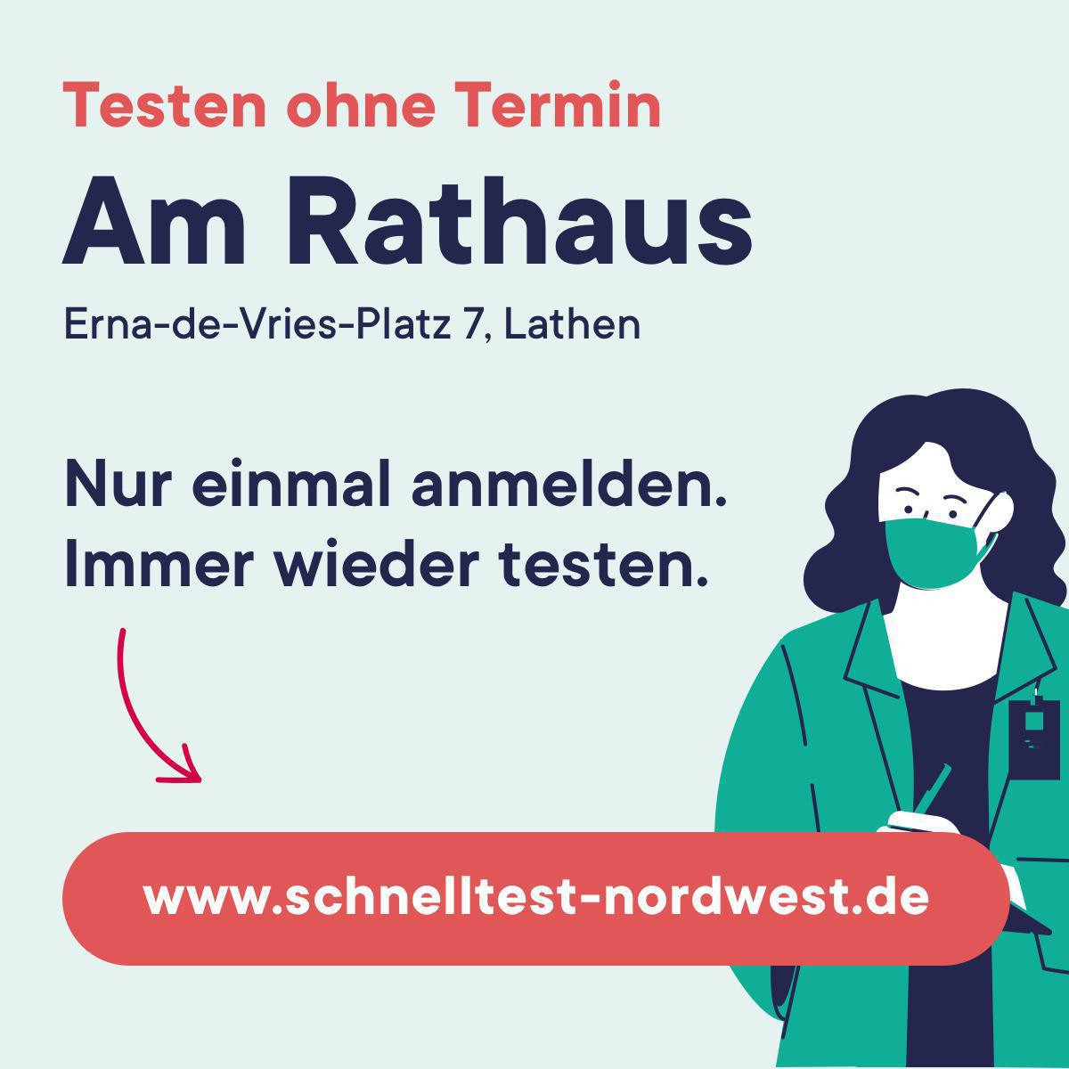 Achtung: geänderte Öffnungszeiten - Corona-Testzentrum in Lathen Achtung: geänderte Öffnungszeiten - Corona-Testzentrum in Lathen