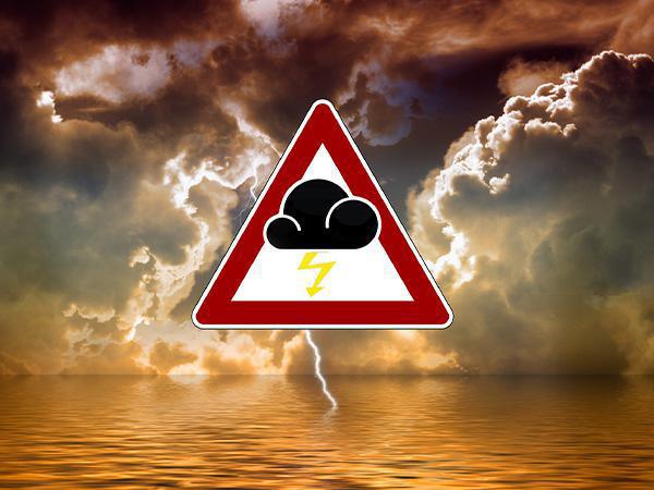 Amtliche Unwetterwarnung des DWD