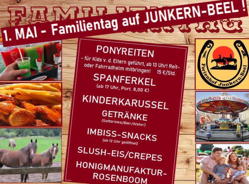 Am 1. Mai Familientag auf Junkern Beel Am 1. Mai Familientag auf Junkern Beel