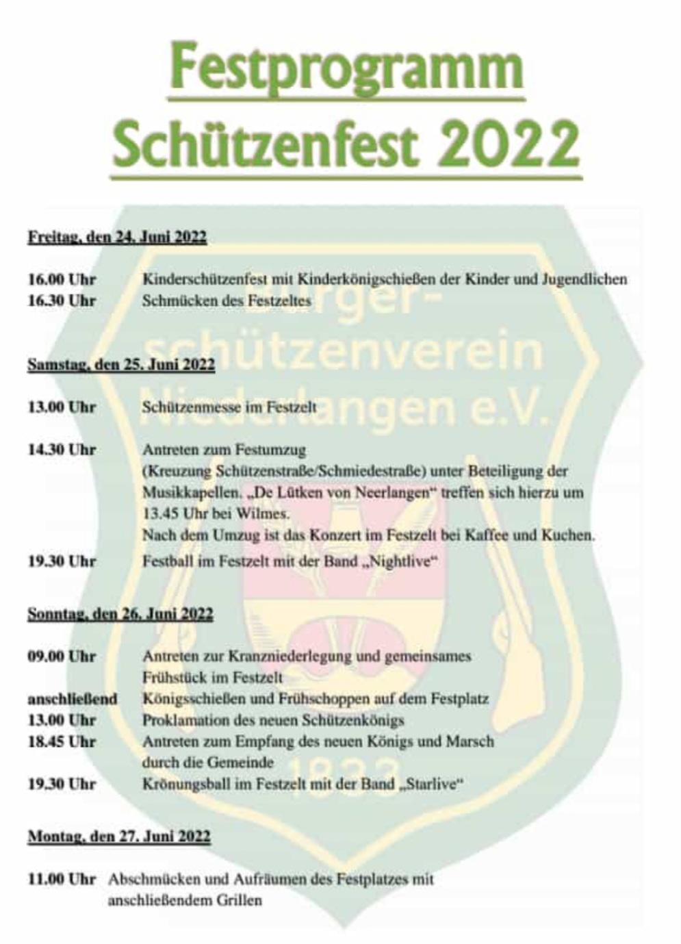 Schützenfest Niederlangen Schützenfest Niederlangen