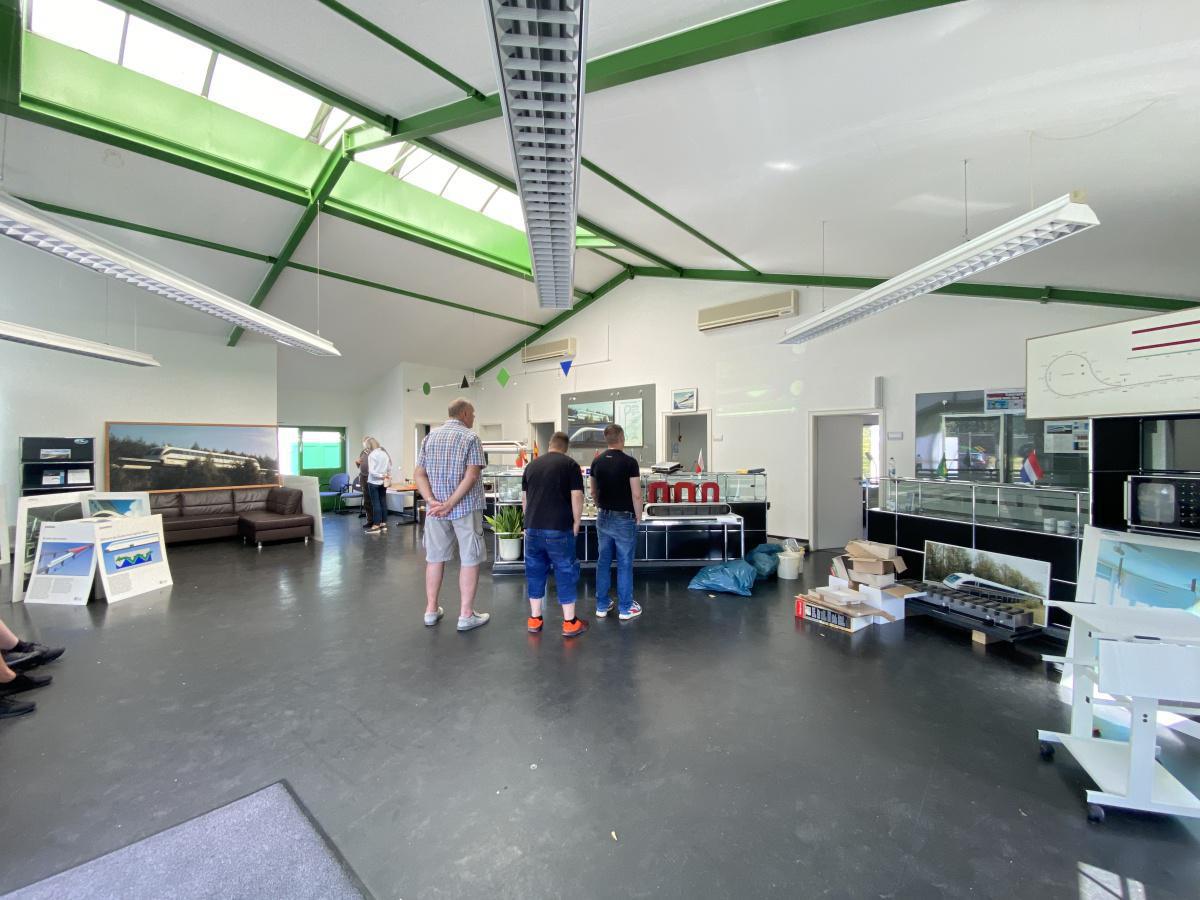 Ein Blick in das Transrapidbesucherzentrum Ein Blick in das Transrapidbesucherzentrum