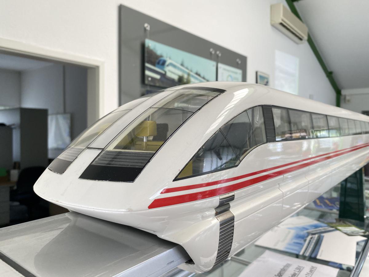 Ein Blick in das Transrapidbesucherzentrum Ein Blick in das Transrapidbesucherzentrum