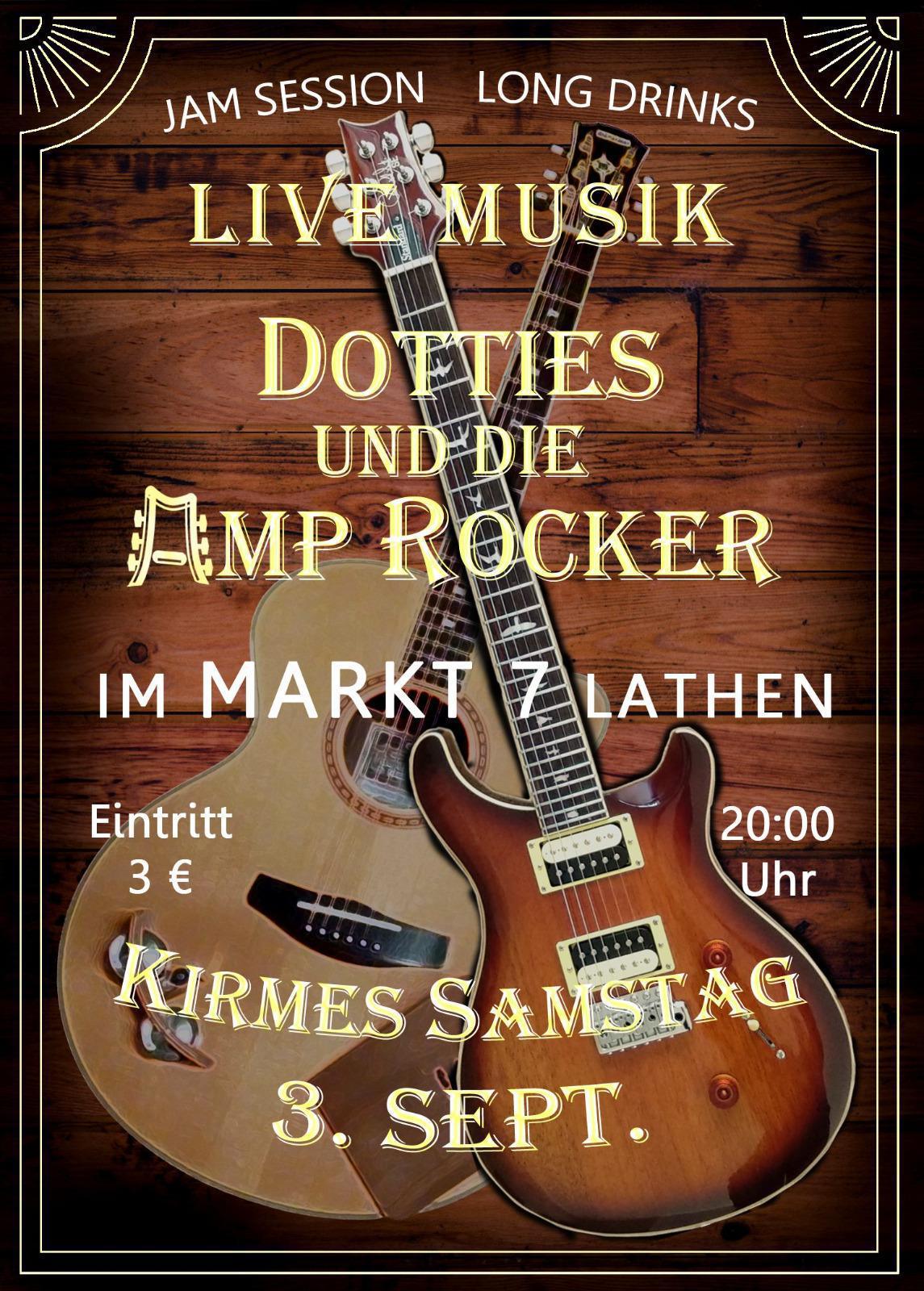 Livemusik im Markt 7 am Kirmessamstag Livemusik im Markt 7 am Kirmessamstag