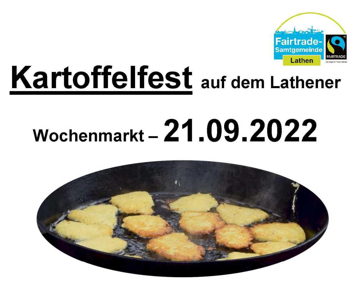 Kartoffelfest auf dem Lathener Wochenmarkt 