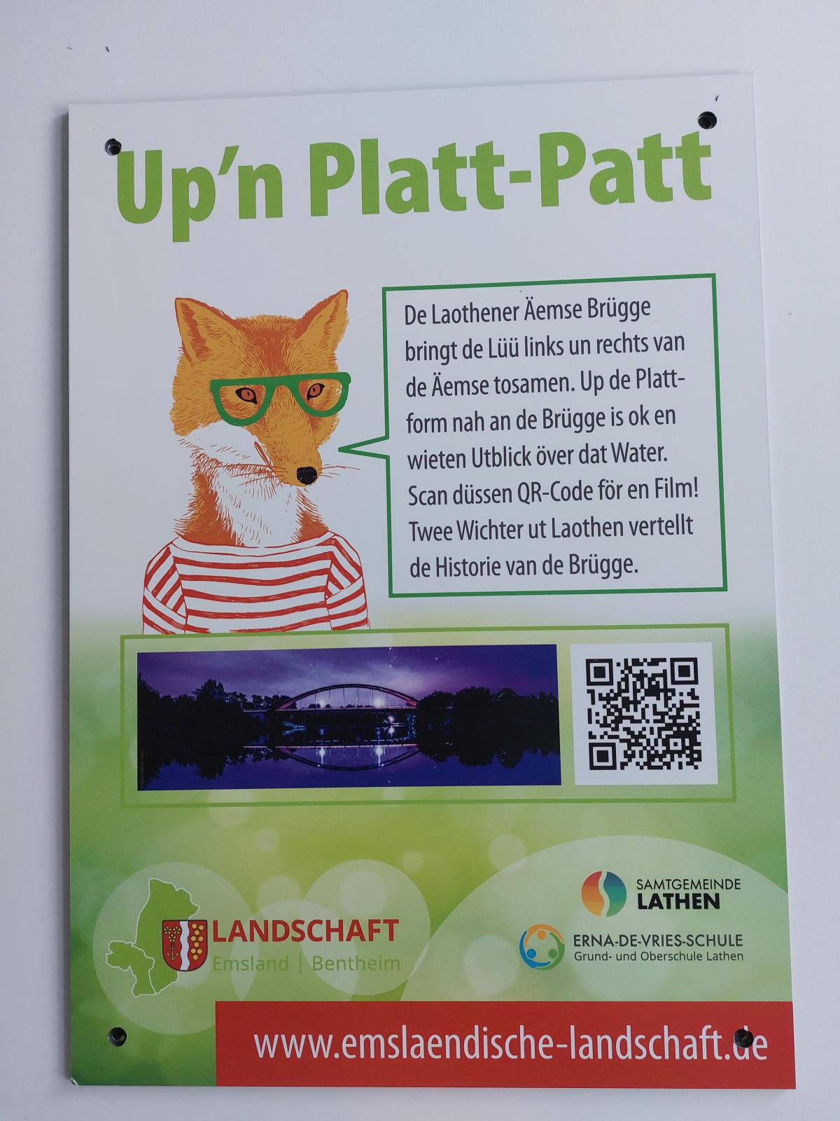 Neuer Platt-Patt in Lathen - Die Emsbrücke bringt die Menschen zusammen Neuer Platt-Patt in Lathen - Die Emsbrücke bringt die Menschen zusammen