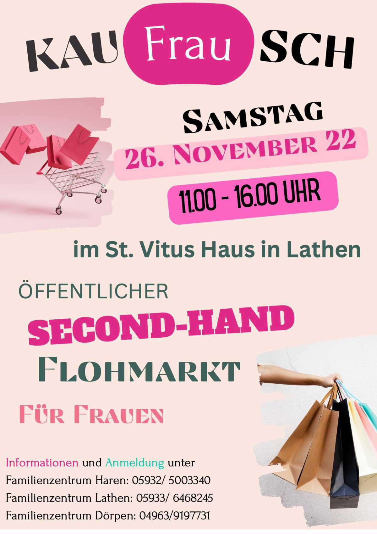 Frauenflohmarkt im November in Lathen Frauenflohmarkt im November in Lathen