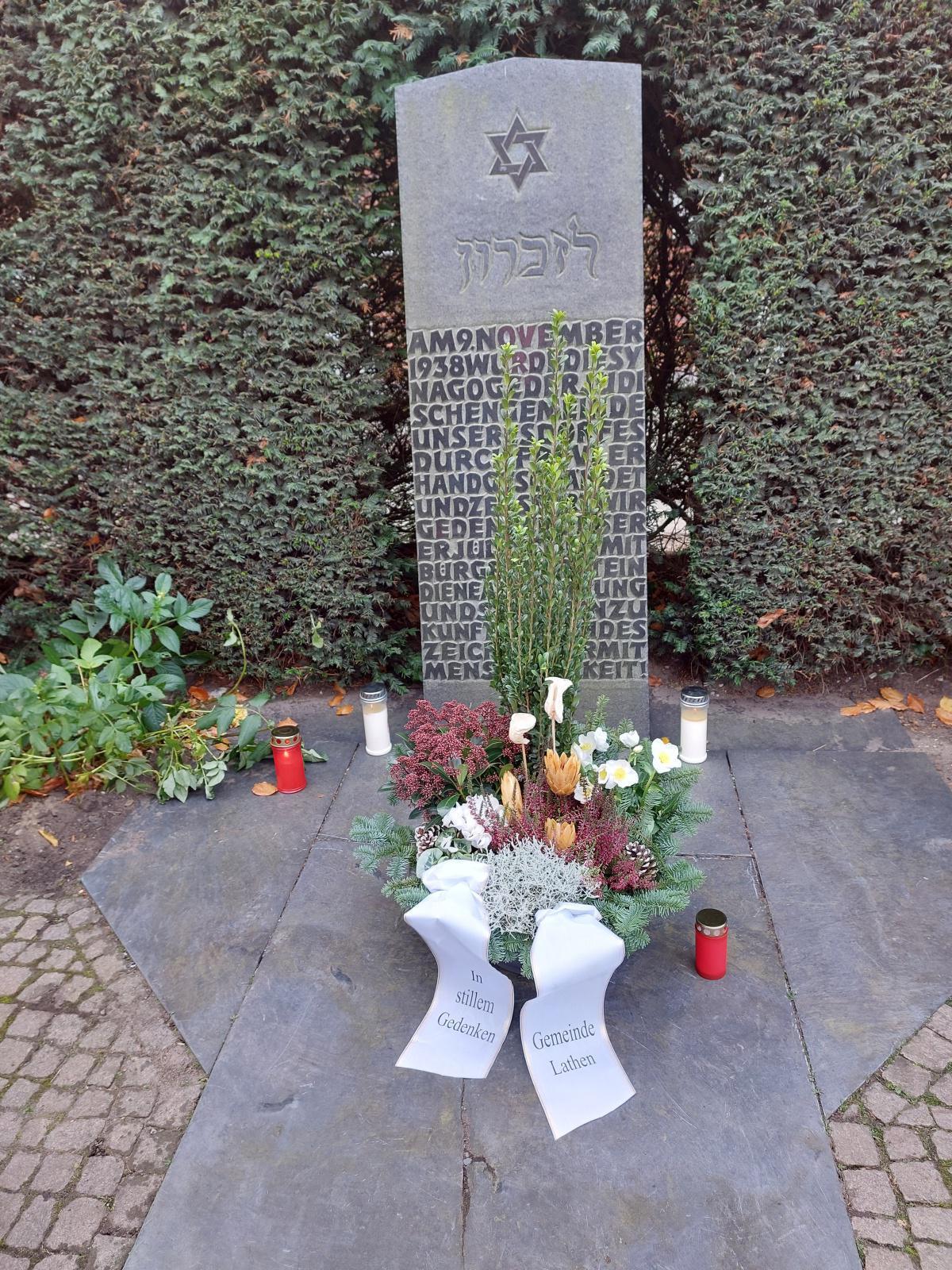 Gedenkveranstaltung zur Reichspogromnacht Gedenkveranstaltung zur Reichspogromnacht