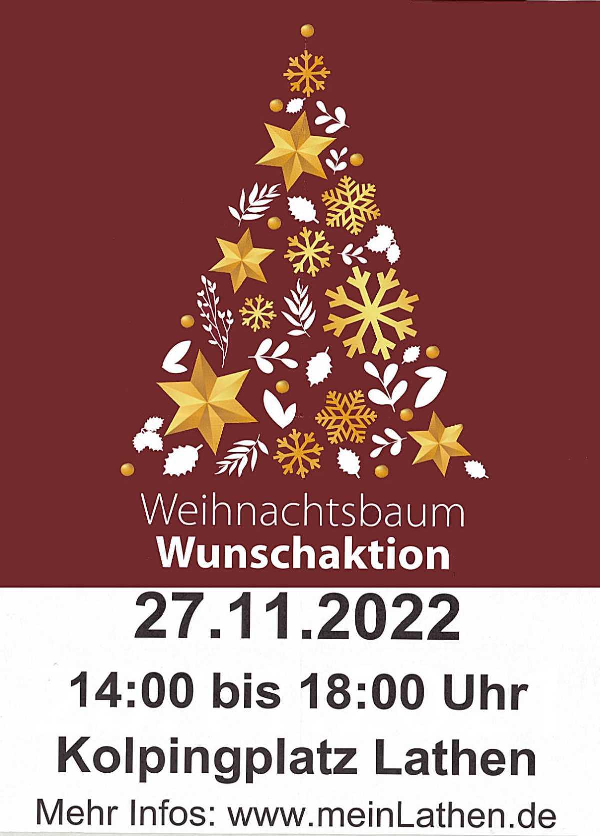 Weihnachtsbaum-Wunschaktion 2022
