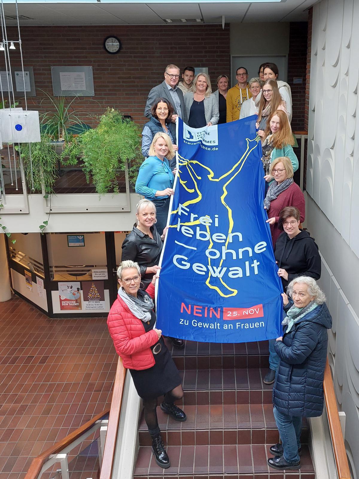 „Nein zu Gewalt an Frauen“ „Nein zu Gewalt an Frauen“