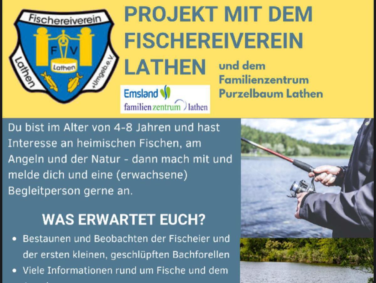 Projekt mit dem Fischereiverein Lathen Projekt mit dem Fischereiverein Lathen