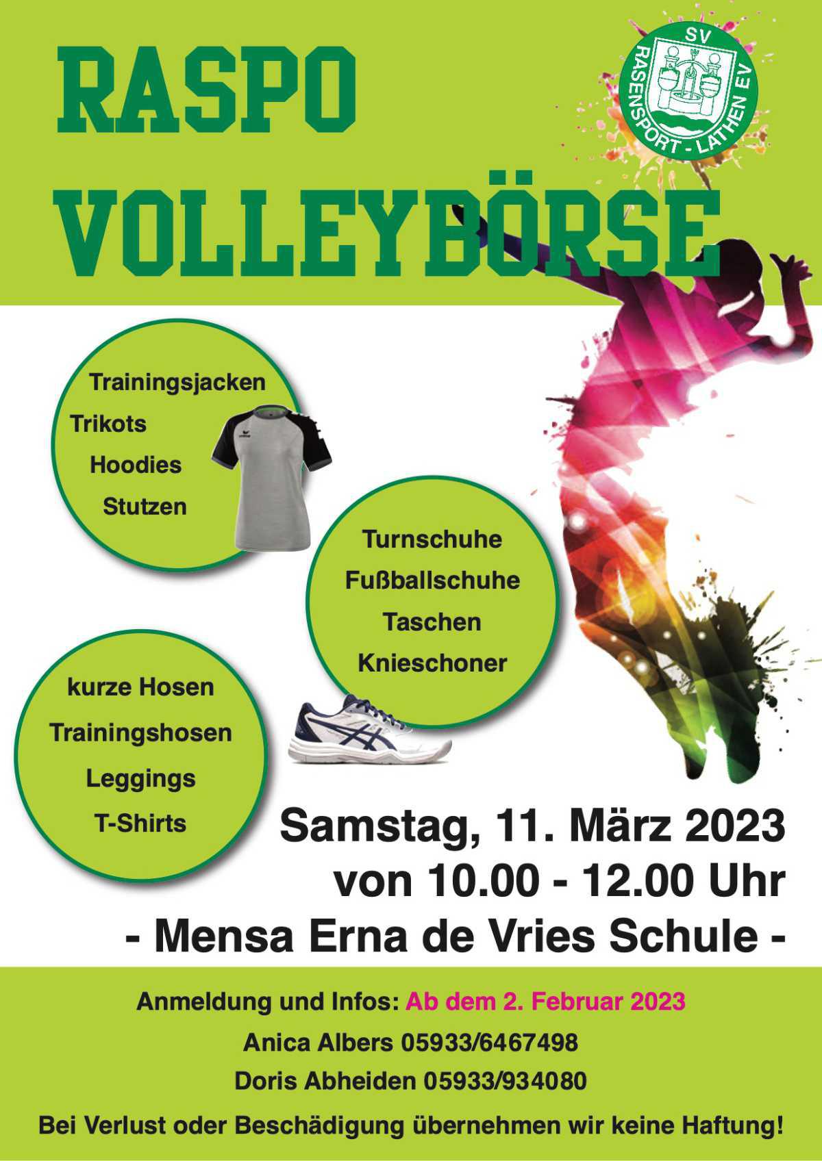 RASPO: Volleyballbörse im März