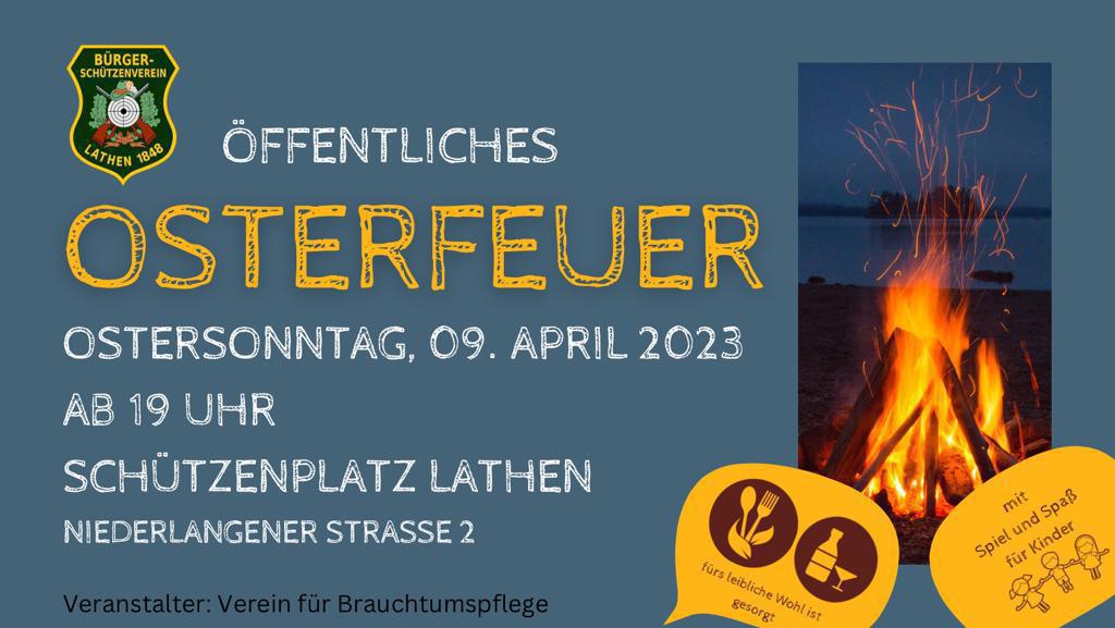 Osterfeuer BSV Lathen
