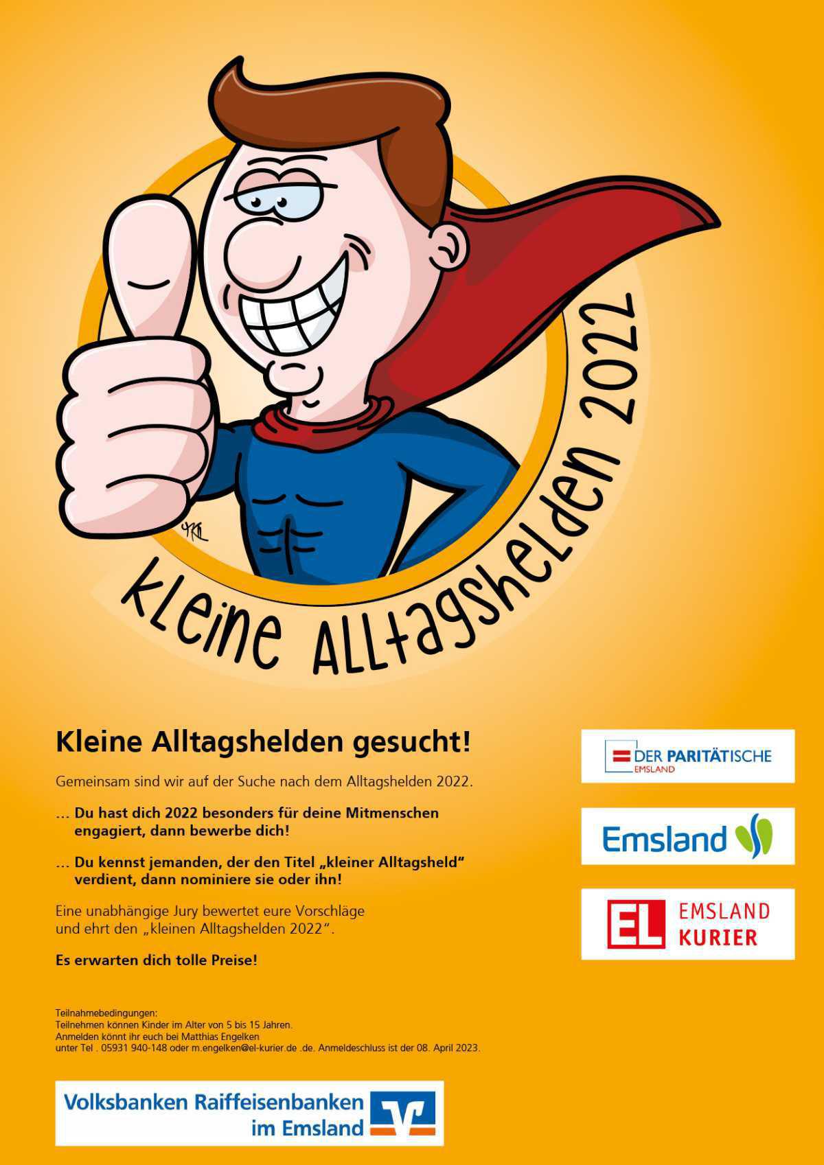 Kleine Alltagshelden 2022: Nominieren oder einfach bewerben Kleine Alltagshelden 2022: Nominieren oder einfach bewerben