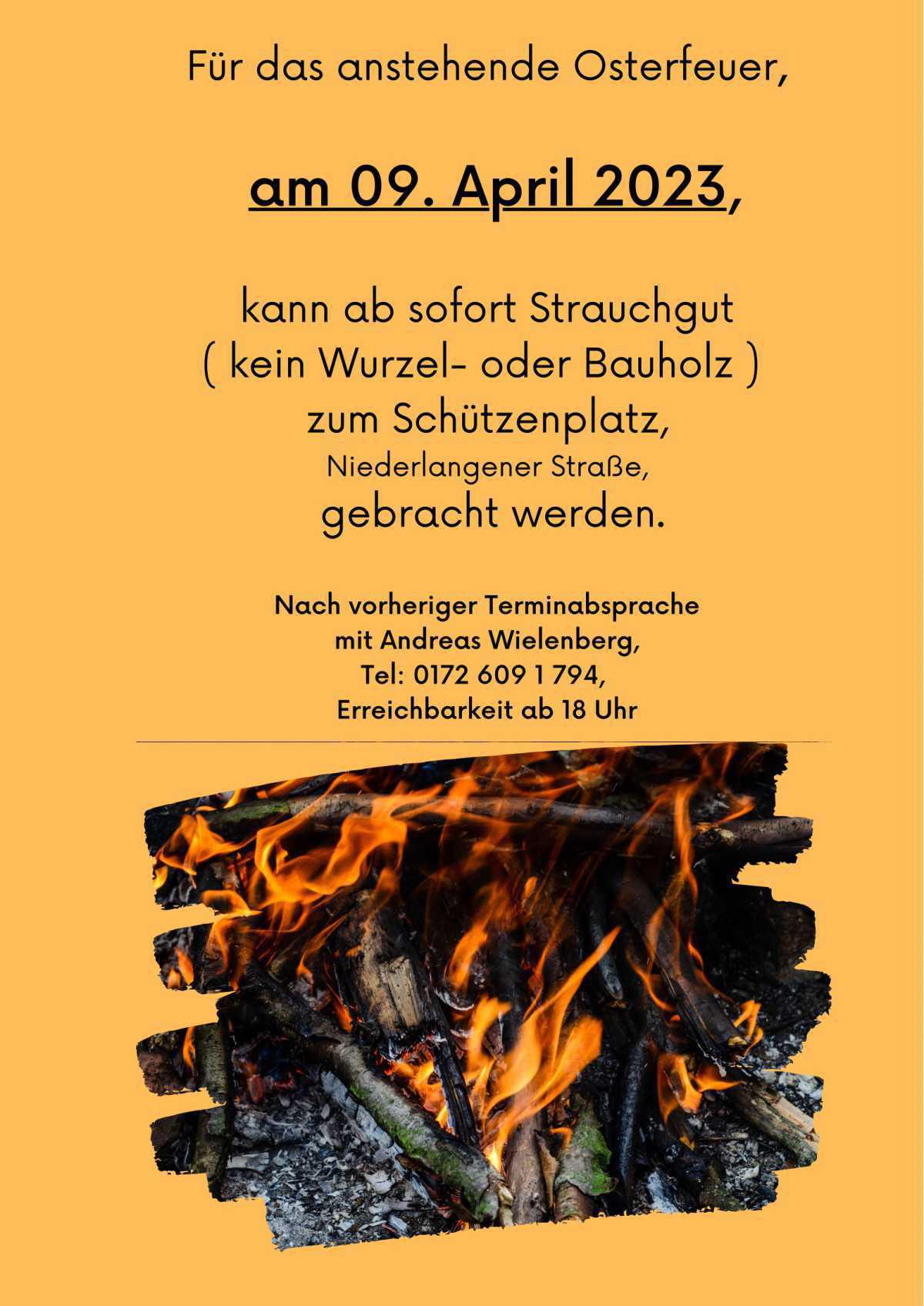 Lathen: Strauchgut für das Osterfeuer Lathen: Strauchgut für das Osterfeuer