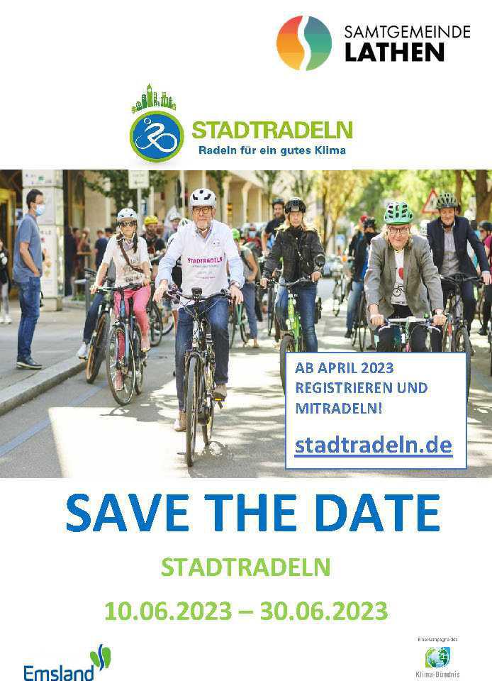 Vorabinfo: Stadtradeln – Radeln für ein gutes Klima Vorabinfo: Stadtradeln – Radeln für ein gutes Klima