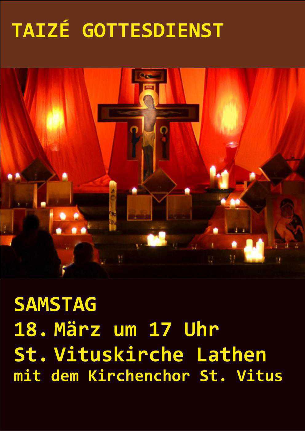 TAIZÈ Gottesdienst in Lathen TAIZÈ Gottesdienst in Lathen