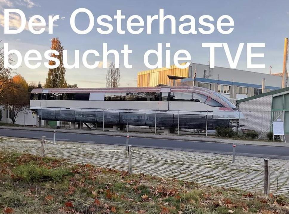 Der Osterhase besucht das Transrapid Besucherzentrum Der Osterhase besucht das Transrapid Besucherzentrum