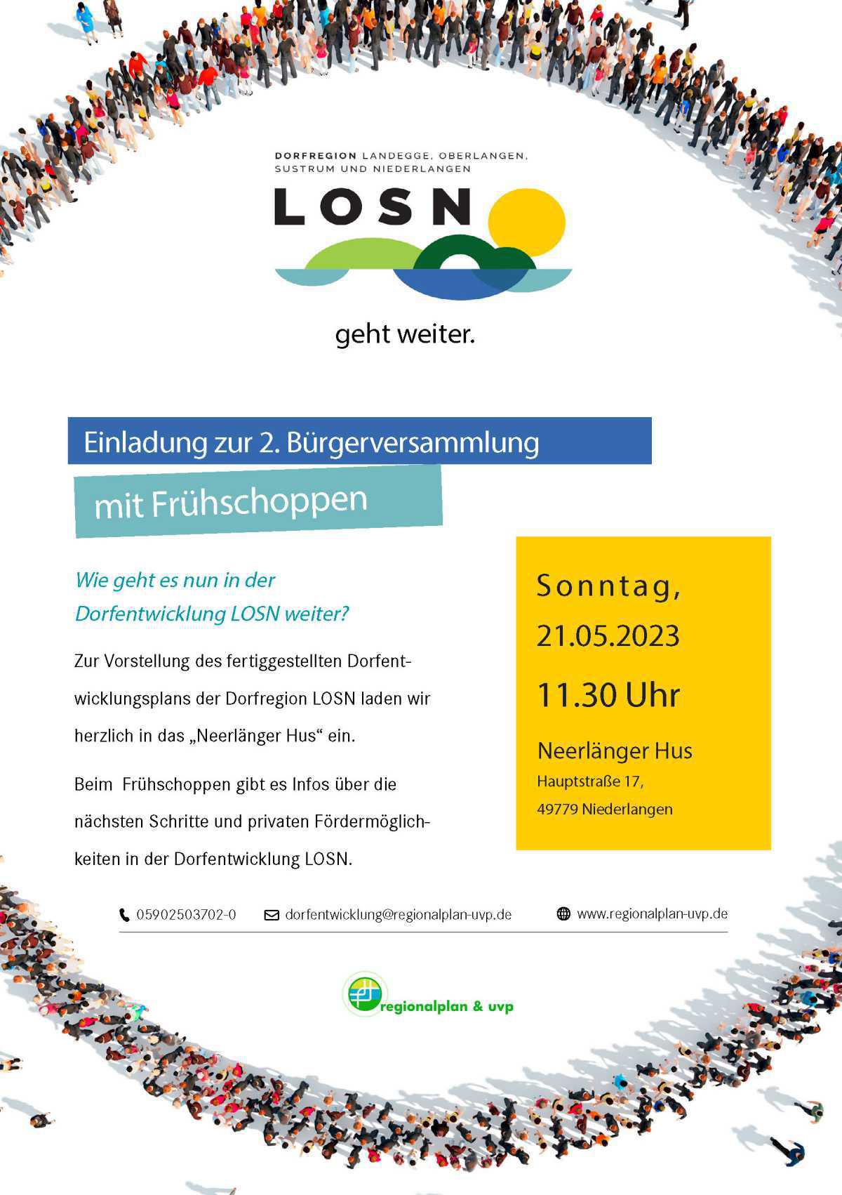 2. Bürgerversammlung der Dorfentwicklung LOSN - Wie geht es weiter? 2. Bürgerversammlung der Dorfentwicklung LOSN - Wie geht es weiter?