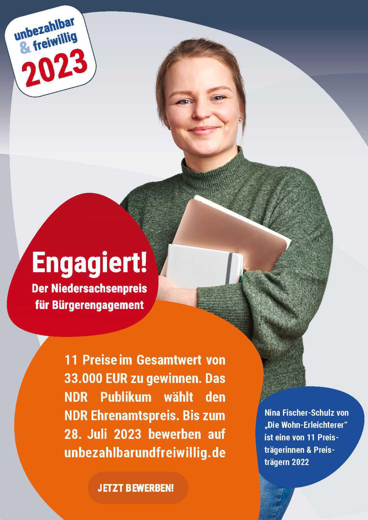 „Unbezahlbar und freiwillig“ – Aufruf zum Mitmachen „Unbezahlbar und freiwillig“ – Aufruf zum Mitmachen