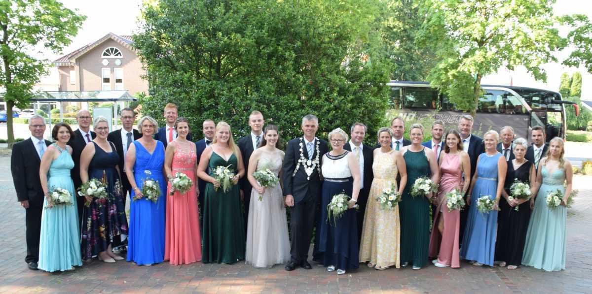 Niederlangen: Königspaar Sonja und Horst Hebbelmann Niederlangen: Königspaar Sonja und Horst Hebbelmann